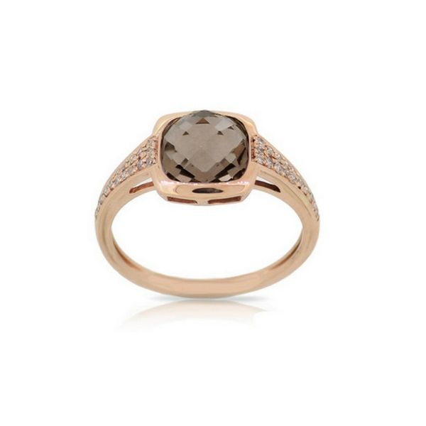14K Rose Gold Smokey Topaz & Diamond Ring Confer’s Jewelers Bellefonte, PA