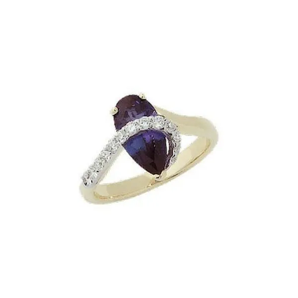 Chatham Lab Created Alexandrite and Diamond Ring Confer’s Jewelers Bellefonte, PA