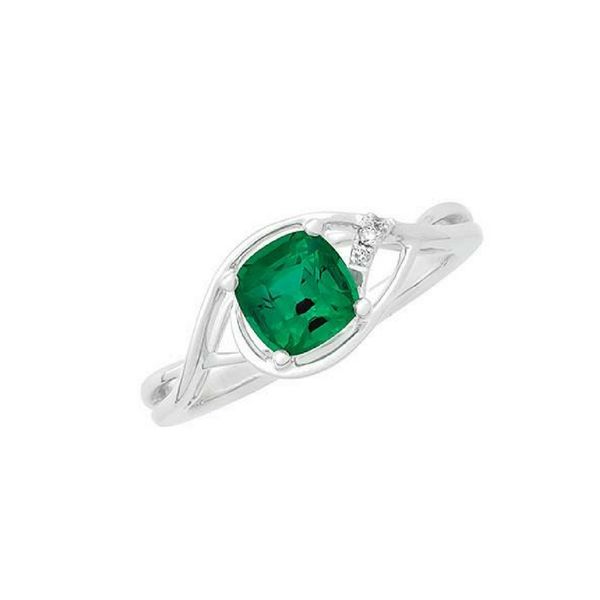 14K Gold Lab Created Emerald & Diamond Ring Confer’s Jewelers Bellefonte, PA
