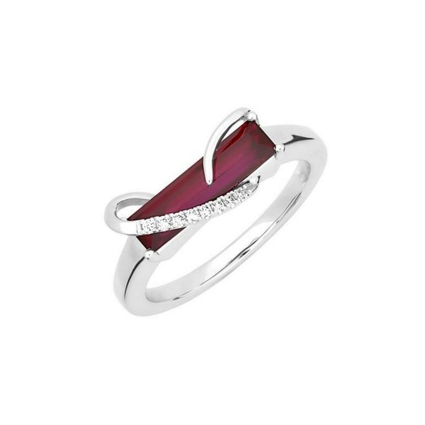 14K Lab Created Ruby & Diamond Ring Confer’s Jewelers Bellefonte, PA