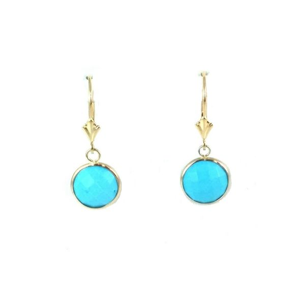 14K Turquoise Dangle Earrings Confer’s Jewelers Bellefonte, PA