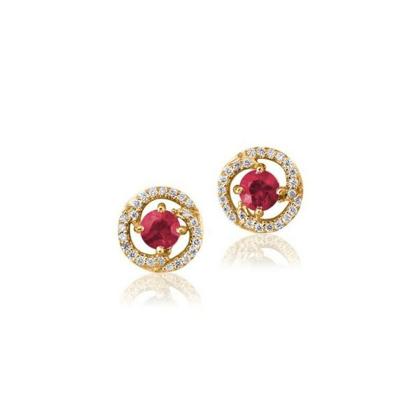 14K Ruby & Diamond Earrings Confer’s Jewelers Bellefonte, PA
