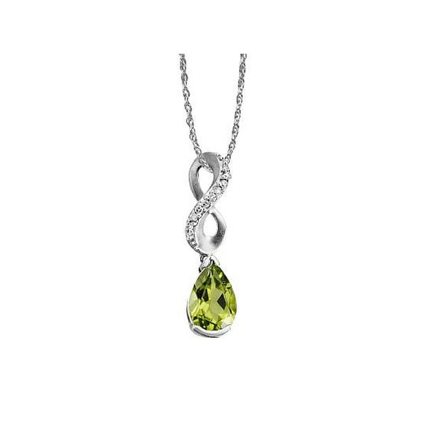 14K Peridot & Diamond Pendant Confer’s Jewelers Bellefonte, PA