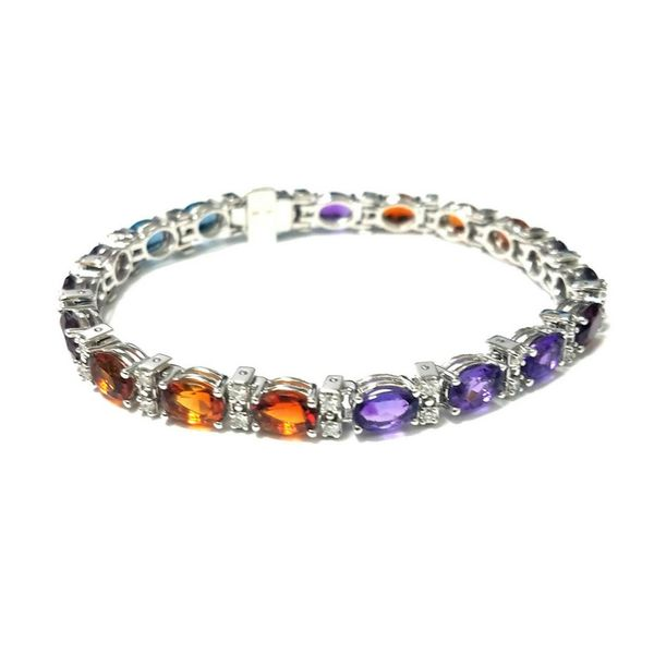 14K Gold Multi-Gemstone Bracelet Confer’s Jewelers Bellefonte, PA