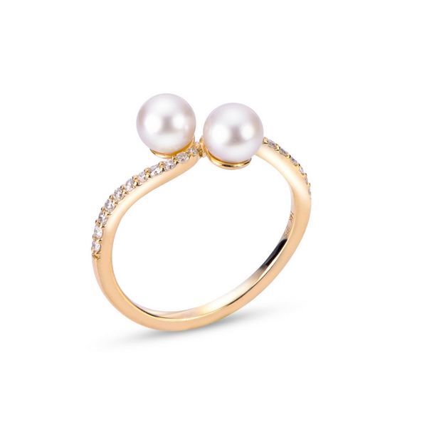 14K Gold Pearl & Diamond 2 of Us Ring Confer’s Jewelers Bellefonte, PA