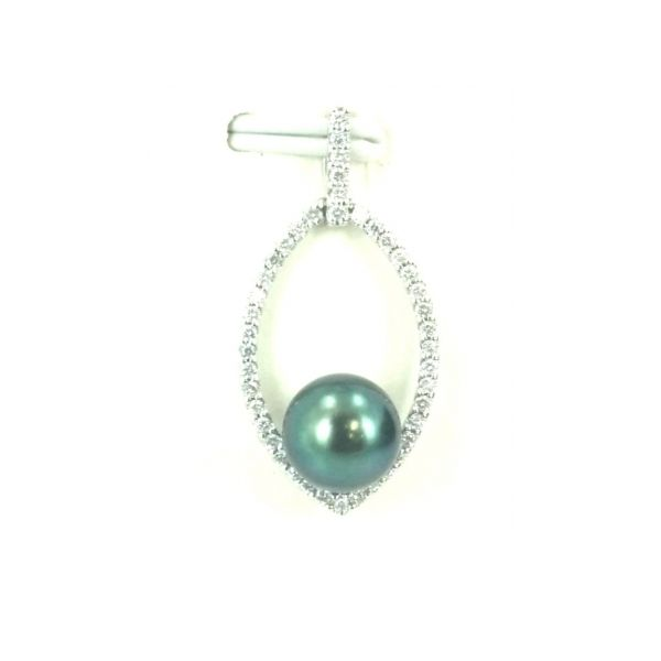 14K Tahitian Pearl & Diamond Pendant Confer’s Jewelers Bellefonte, PA