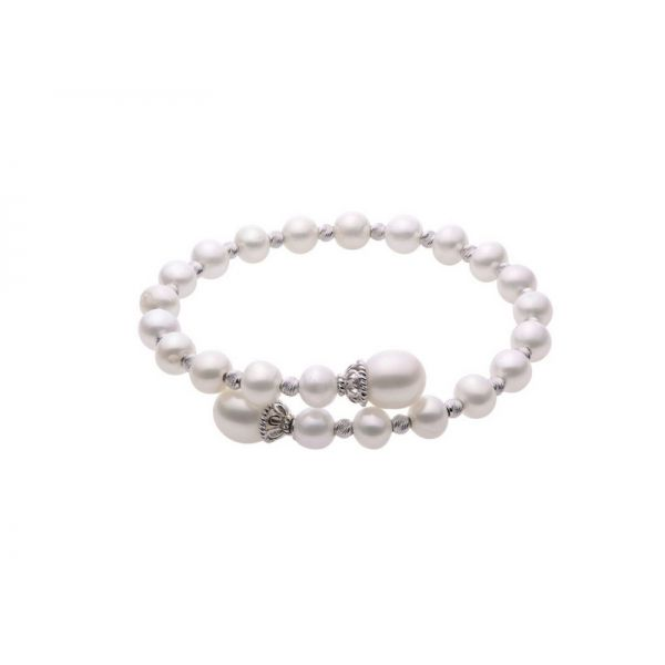 Sterling Silver Freshwater Pearl Bangle Bracelet Confer’s Jewelers Bellefonte, PA