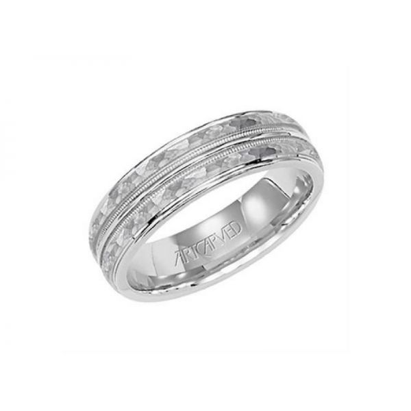 14k White Gold Wedding Band Confer’s Jewelers Bellefonte, PA