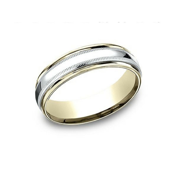 14k Gold Two Tone Wedding Band Confer’s Jewelers Bellefonte, PA