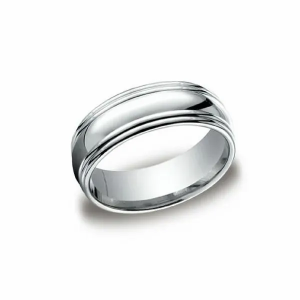 14k White Gold Wedding Band Confer’s Jewelers Bellefonte, PA