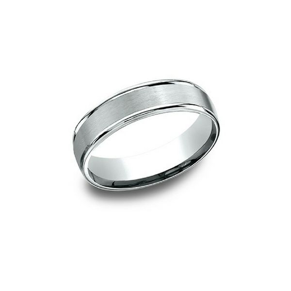 14k White Gold Wedding Band Confer’s Jewelers Bellefonte, PA