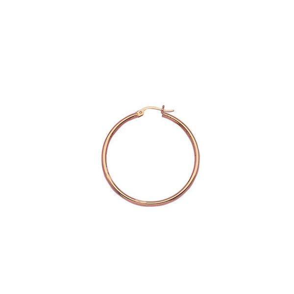 14K Rose Gold Hoop Earrings Confer’s Jewelers Bellefonte, PA
