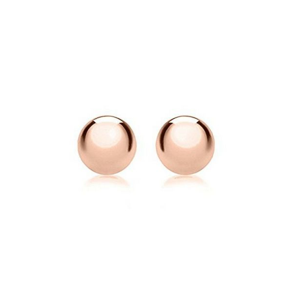 14K Rose Gold 6MM Ball Stud Earrings Confer’s Jewelers Bellefonte, PA
