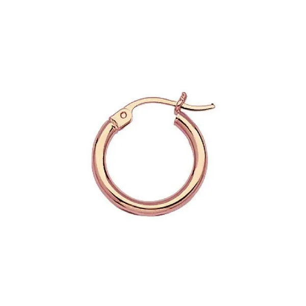 14k Rose Gold Small Hoop Earrings Confer’s Jewelers Bellefonte, PA