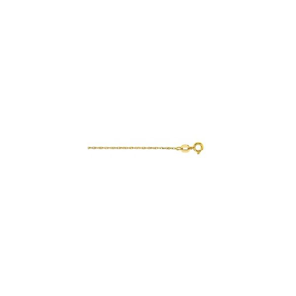 14k yellow gold pendant chain