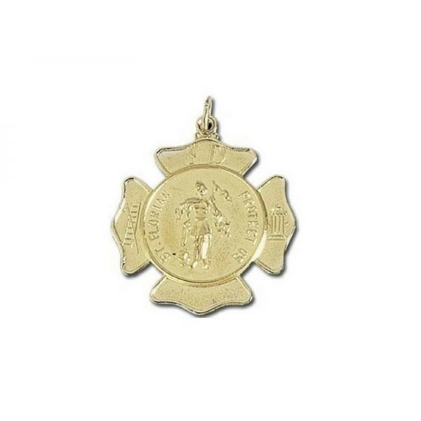 14K St. Florian Medal Pendant Confer’s Jewelers Bellefonte, PA