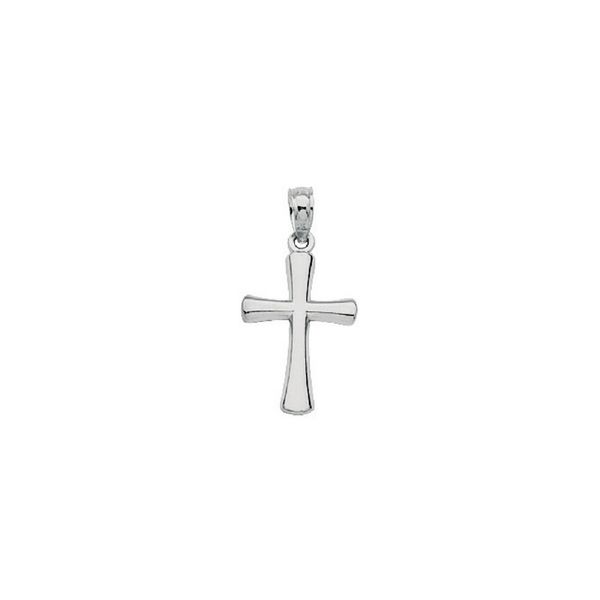 14K White Gold High Polished Cross Pendant Confer’s Jewelers Bellefonte, PA
