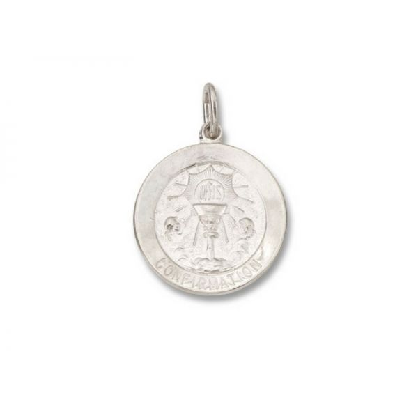 Sterling Silver Confirmation Medal Confer’s Jewelers Bellefonte, PA
