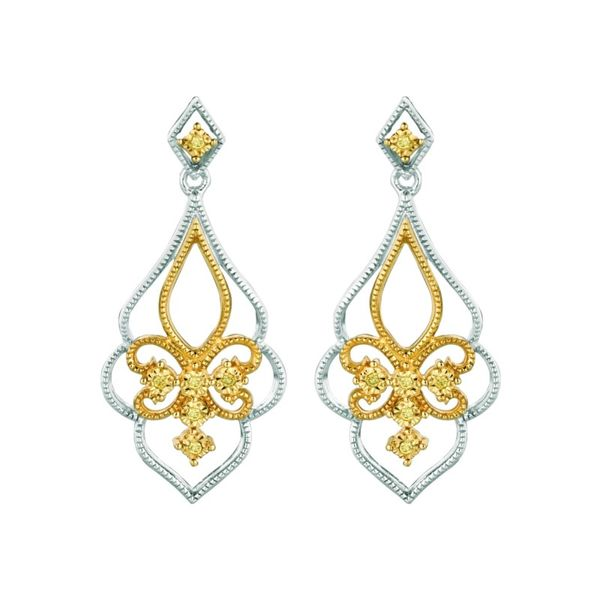 Sterling Silver Citrus Diamond Earrings Confer’s Jewelers Bellefonte, PA