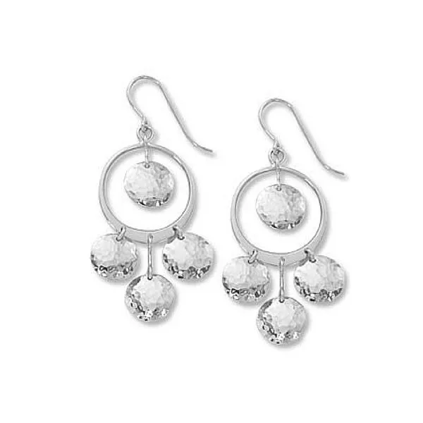 Sterling Silver Hammered Earrings Confer’s Jewelers Bellefonte, PA