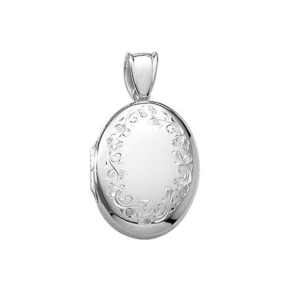 Sterling Silver Oval Locket Confer’s Jewelers Bellefonte, PA