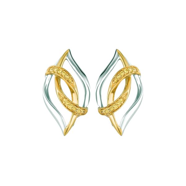 Sterling Silver Citrus Diamond Earrings Confer’s Jewelers Bellefonte, PA