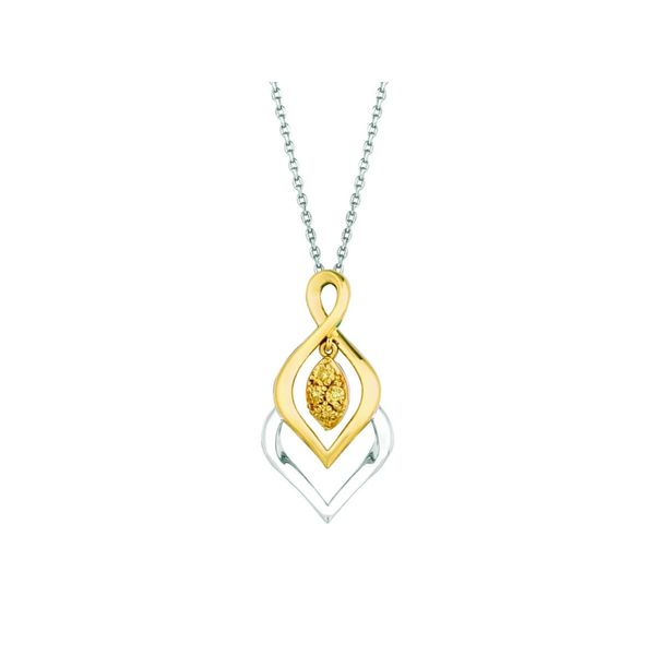 Sterling Silver Citrus Diamond Pendant Confer’s Jewelers Bellefonte, PA