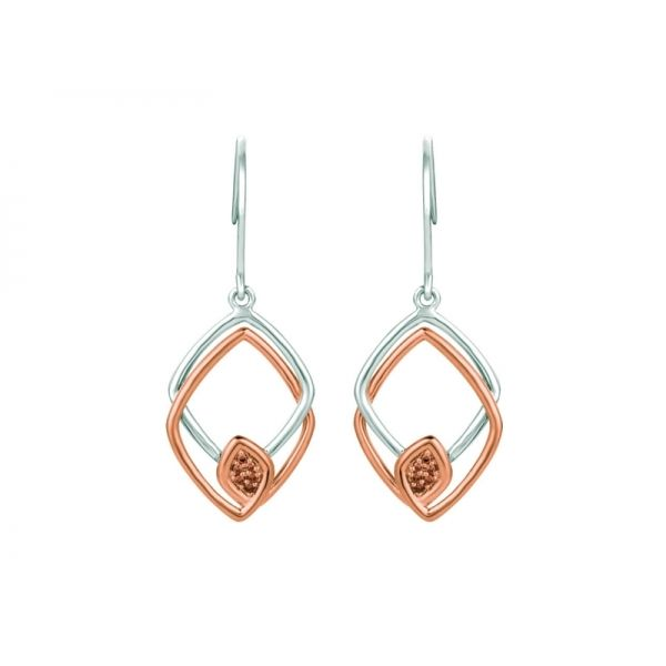 Sterling Silver Cappucino Diamond Earrings Confer’s Jewelers Bellefonte, PA