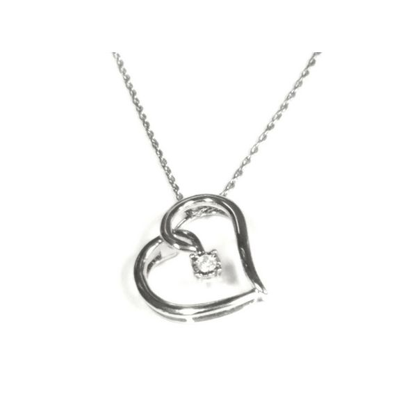 Diamond Heart Pendant Sterling Silver Confer’s Jewelers Bellefonte, PA