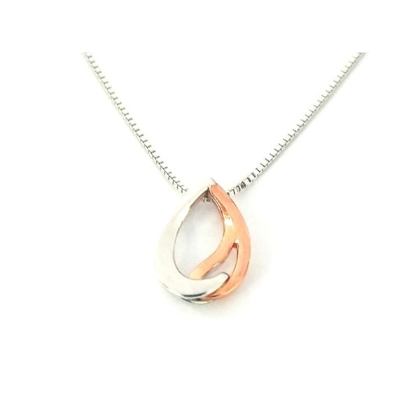 Sterling Silver & Rose Gold Connection Pendant Confer’s Jewelers Bellefonte, PA