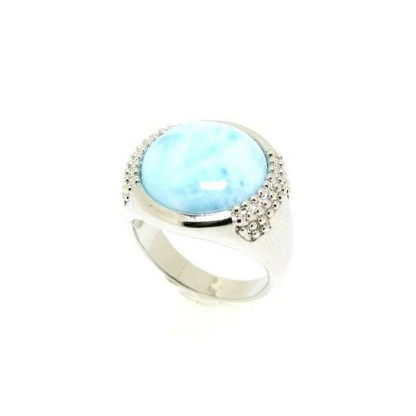 Sterling Silver Larimar Stone Ring Confer’s Jewelers Bellefonte, PA