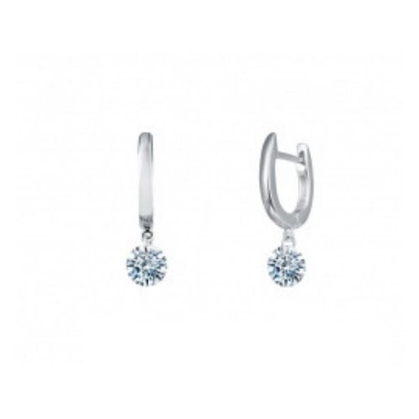 Lafonn 2 CTW Frameless Drop Solitaire Earrings Confer’s Jewelers Bellefonte, PA