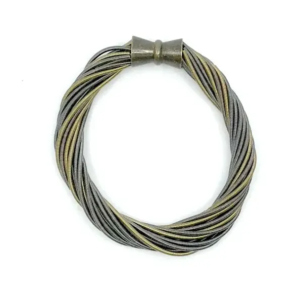 Slate/Bronze Piano Wire Twist Bracelet Confer’s Jewelers Bellefonte, PA