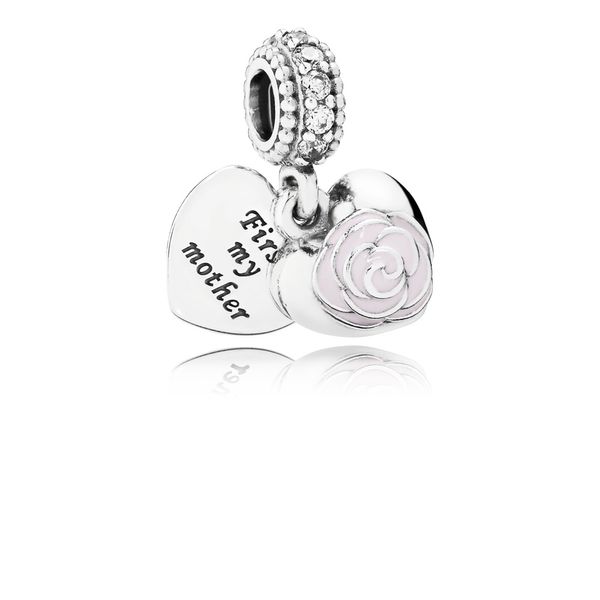 Mother's Rose Dangle Charm Confer’s Jewelers Bellefonte, PA