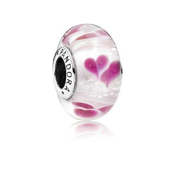 Wild Hearts Murano Glass Charm Confer’s Jewelers Bellefonte, PA