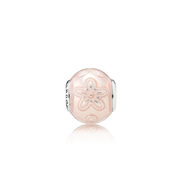 HAPPINESS Essence Charm, Transparent Cream Pink Enamel Confer’s Jewelers Bellefonte, PA