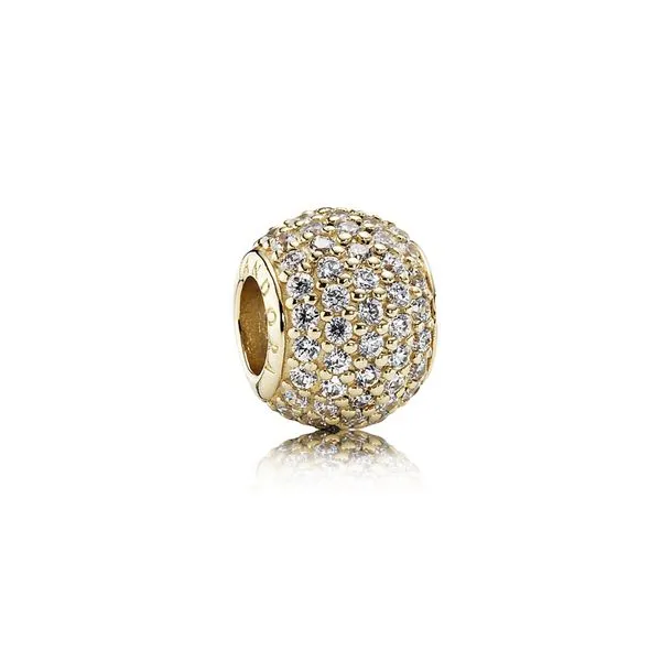 Pavé Lights Charm, Clear CZ & 14K Gold Confer’s Jewelers Bellefonte, PA