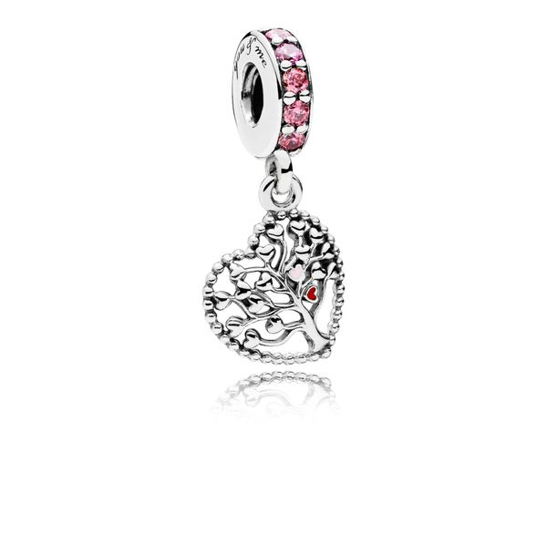 Pink Family Tree Dangle Charm Confer’s Jewelers Bellefonte, PA