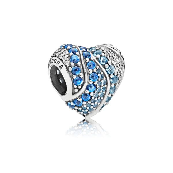 Aqua Heart Charm Confer’s Jewelers Bellefonte, PA