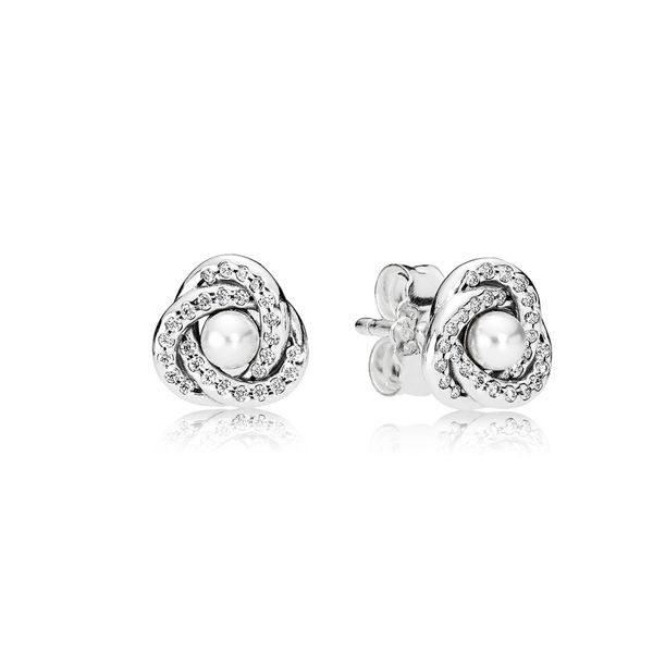 Luminous Love Knots Stud Earrings Confer’s Jewelers Bellefonte, PA