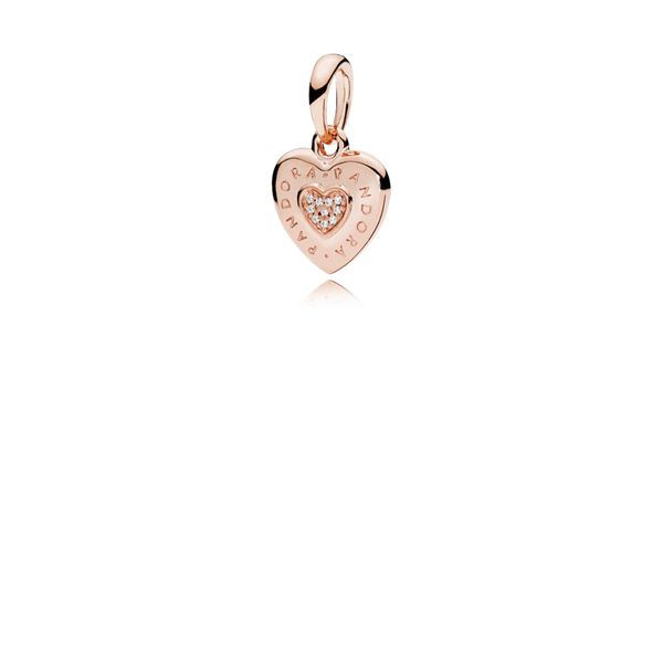 PANDORA Signature Heart Pendant - PANDORA Rose Confer’s Jewelers Bellefonte, PA