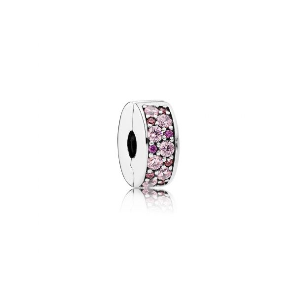 Mosaic Shining Elegance Pink Silicone Grip Clip Confer’s Jewelers Bellefonte, PA