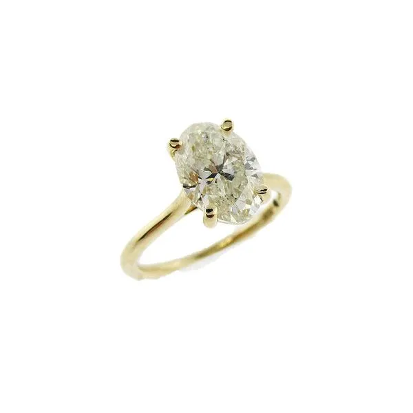 14K Yellow Gold Diamond Engagement Ring Cornell's Jewelers Rochester, NY