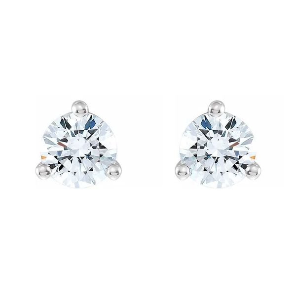 14k White 1/3 CTW Lab Grown Diamond Earrings David Douglas Diamonds & Jewelry Marietta, GA