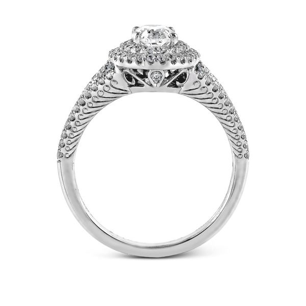 Double Oval Halo Engagement Ring Di'Amore Fine Jewelers Waco, TX
