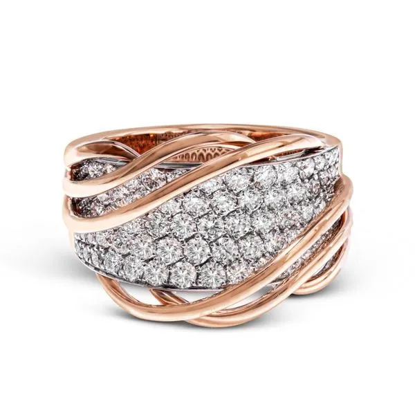 Simon G Rose Gold Right Hand Ring Di'Amore Fine Jewelers Waco, TX