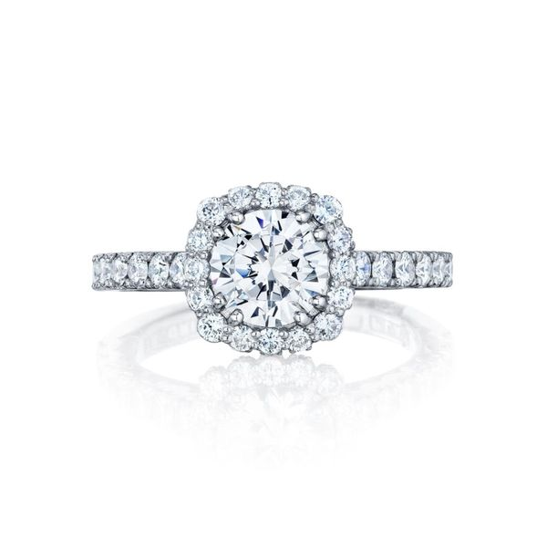 TACORI White Gold and Diamonds Engagement Ring Di'Amore Fine Jewelers Waco, TX