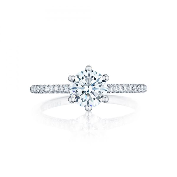 TACORI White Gold and Diamonds Engagement Ring Di'Amore Fine Jewelers Waco, TX