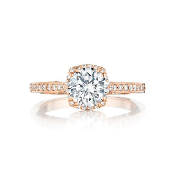 TACORI Rose Gold and Diamonds Engagement Ring Di'Amore Fine Jewelers Waco, TX