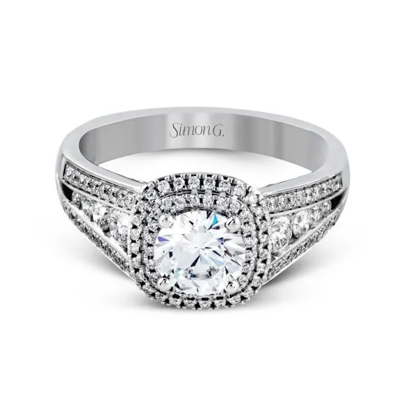 Cushion Double Halo Engagement Ring Di'Amore Fine Jewelers Waco, TX